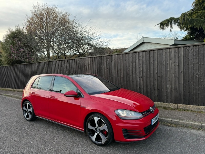 Volkswagen Golf Gti Red #4
