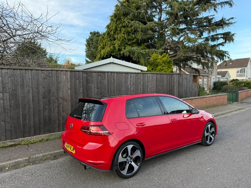 Volkswagen Golf Gti Red #3