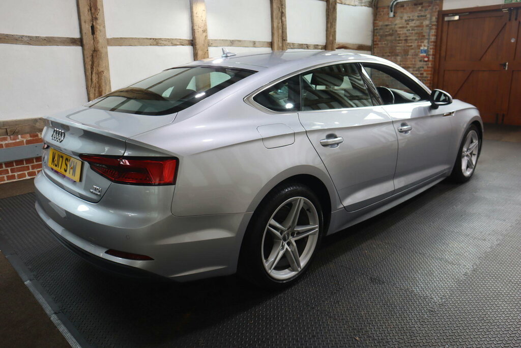 Audi A5 2.0 Tdi S Line Sportback S Tronic Quattro Euro 6 MJ17SYW Silver #6