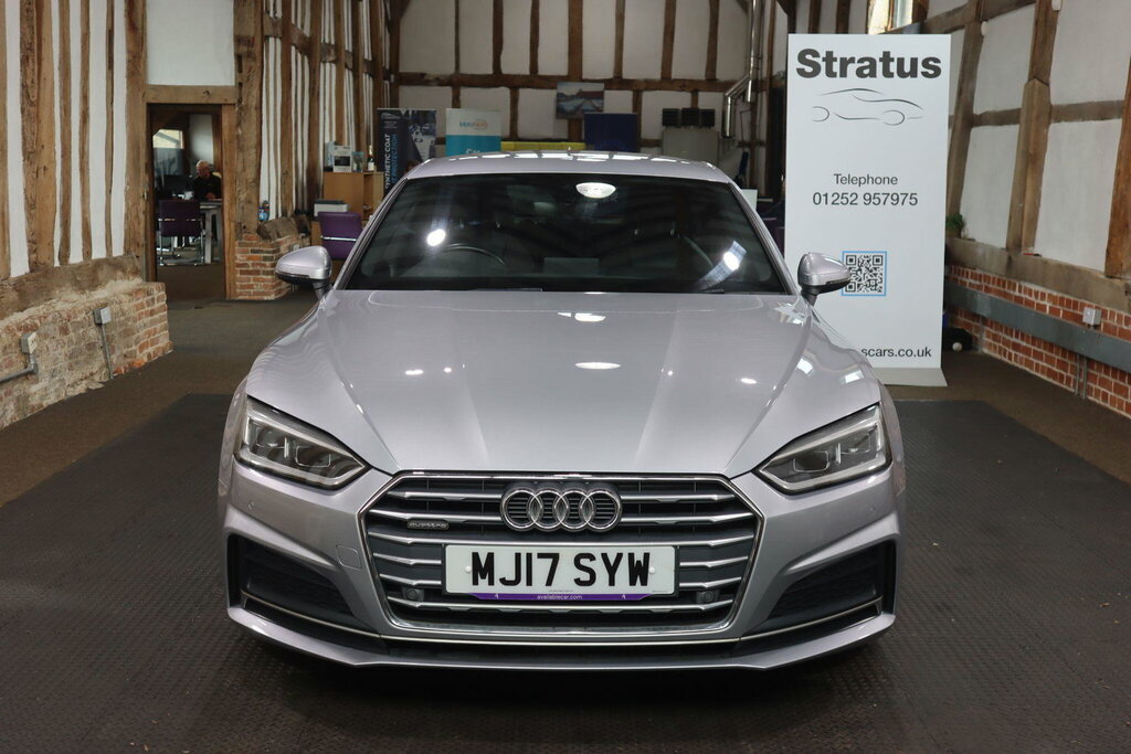 Audi A5 2.0 Tdi S Line Sportback S Tronic Quattro Euro 6 MJ17SYW Silver #2