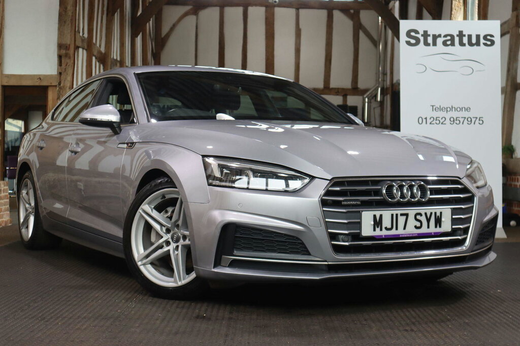 Audi A5 2.0 Tdi S Line Sportback S Tronic Quattro Euro 6 Silver