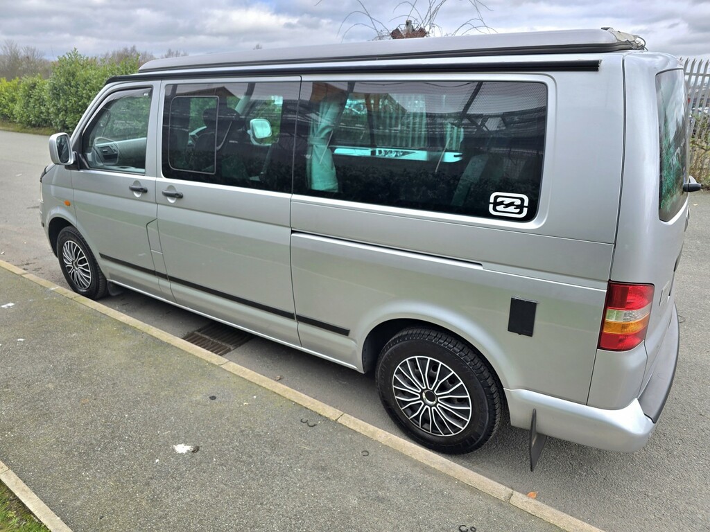 Volkswagen Transporter Camper Van Transporter T30 2.5 Tdi Bilbo Conversio Silver #2