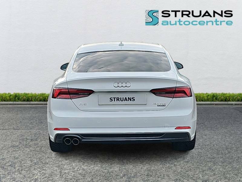Audi A5 40 Tdi Quattro S Line S Tronic - 2019 69 C5HKM White #4