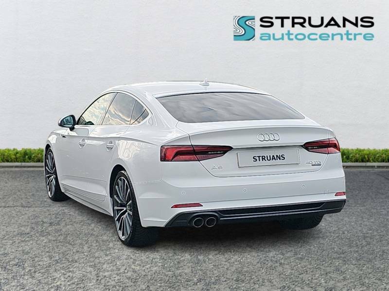 Audi A5 40 Tdi Quattro S Line S Tronic - 2019 69 C5HKM White #2