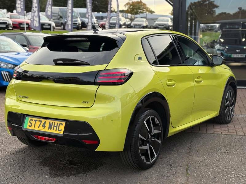 Peugeot e-208 Gt 115Kw 51Kwh - 2025 74 Yellow #6