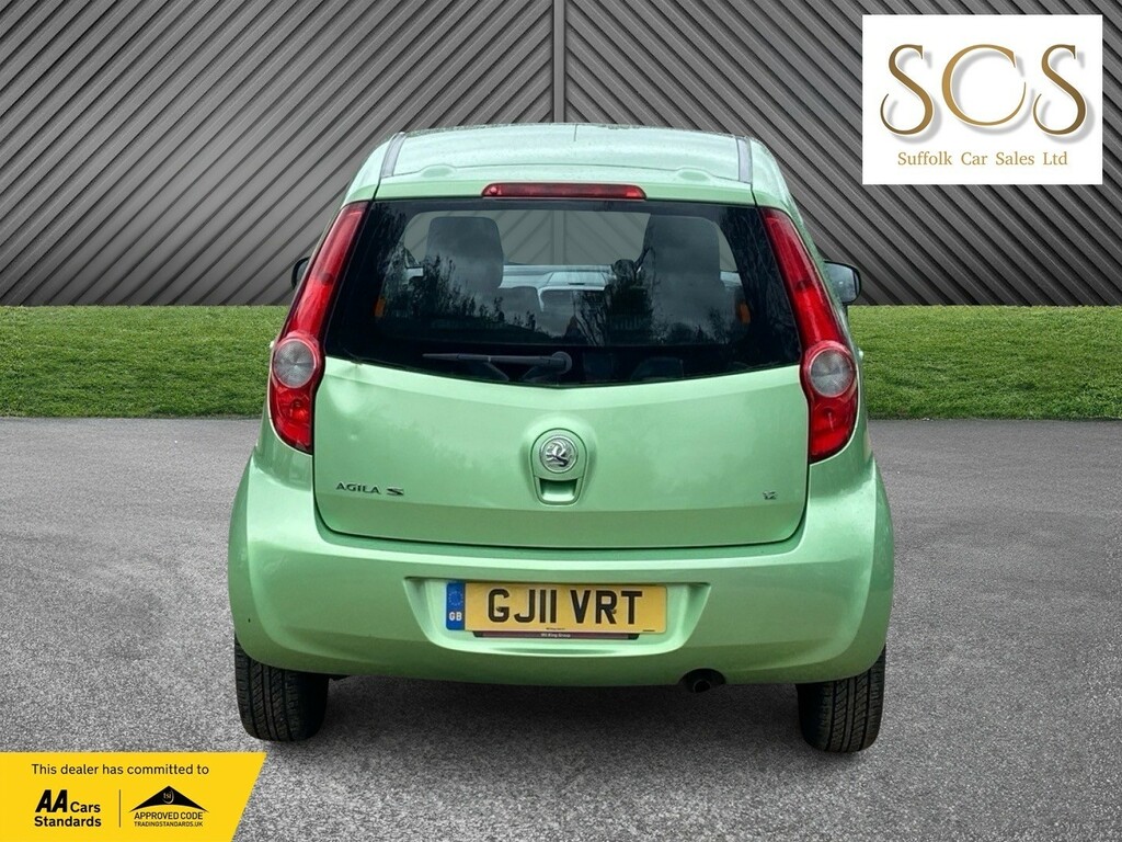 Vauxhall Agila Mpv 1.2 Vvt Ecoflex S 201111 Green #6