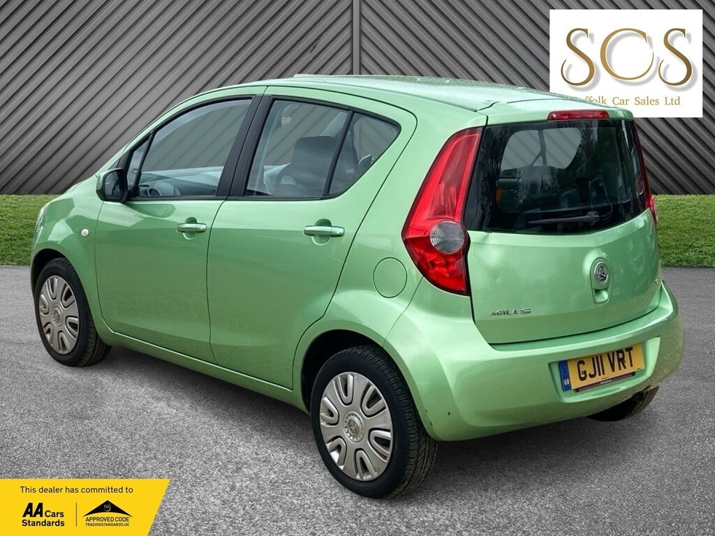 Vauxhall Agila Mpv 1.2 Vvt Ecoflex S 201111 Green #5