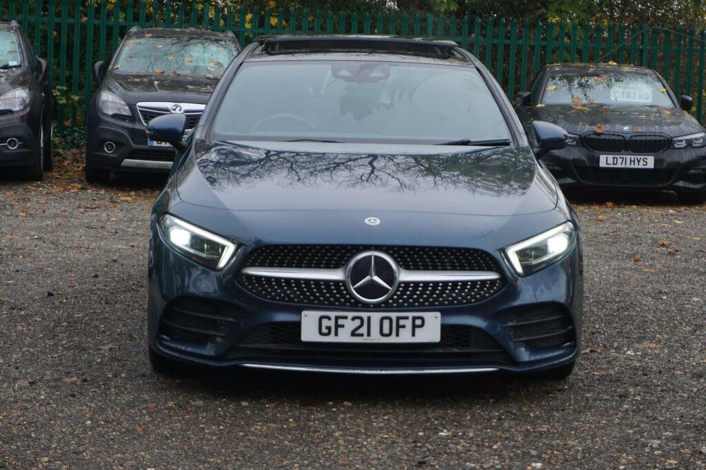 Mercedes-Benz A Class Hatchback 1.3 A180 Amg Line Premium Plus 2 7G-dc GF21OFP Blue #5