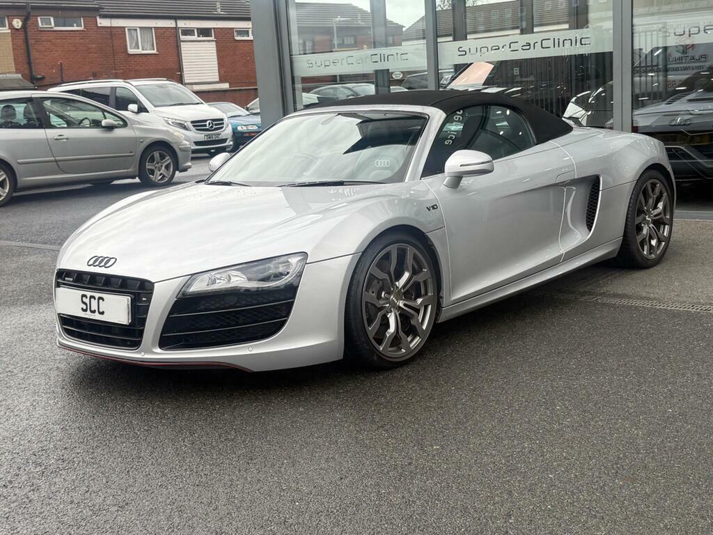 Audi R8 5.2 Fsi V10 Spyder R Tronic Quattro Euro 4 Silver #5