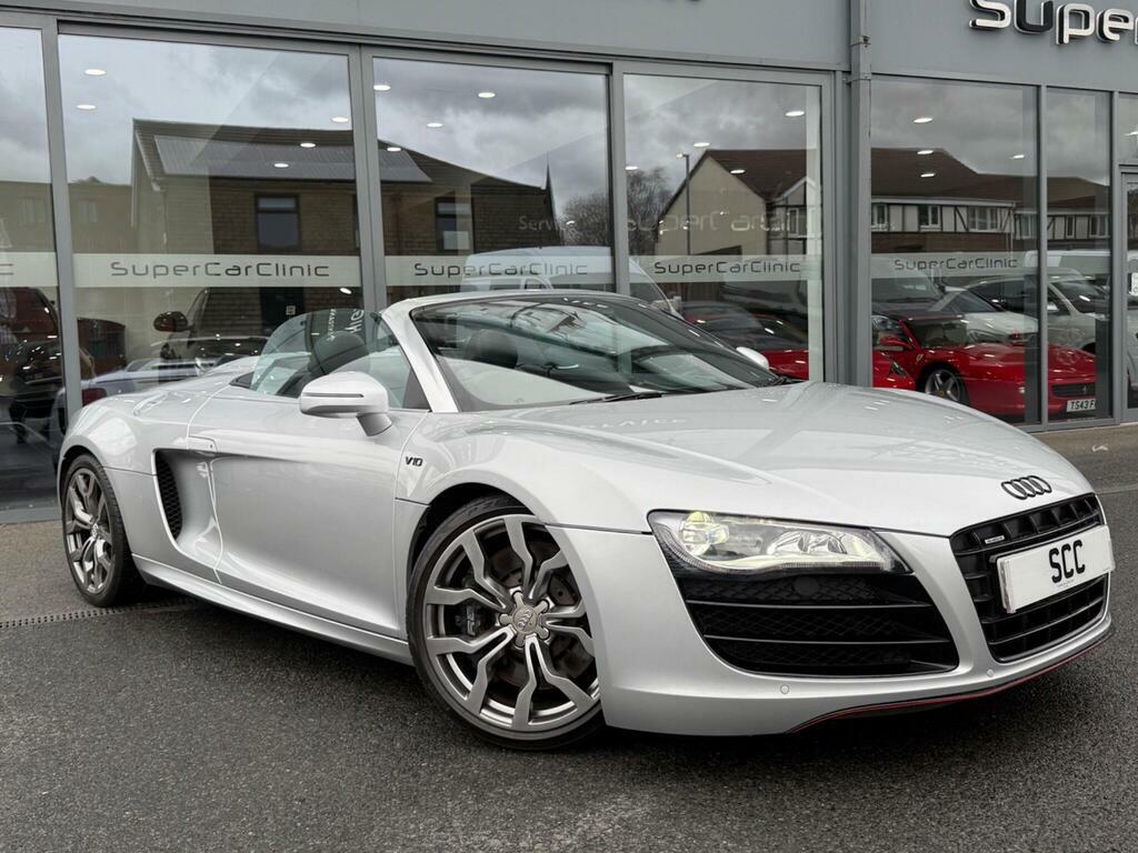 Audi R8 5.2 Fsi V10 Spyder R Tronic Quattro Euro 4 Silver