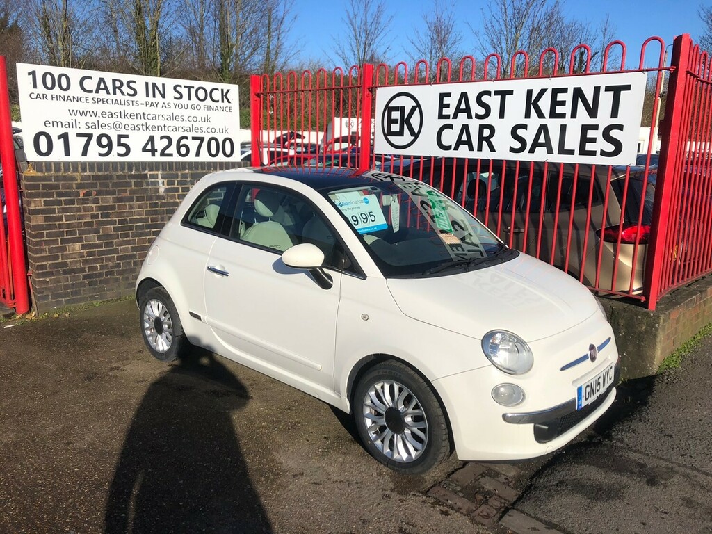 Fiat 500 1.2 Lounge GN15WYC White #4