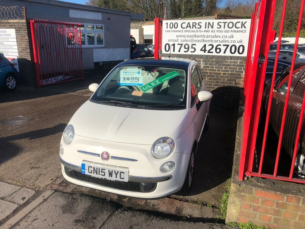Fiat 500 1.2 Lounge GN15WYC White #3