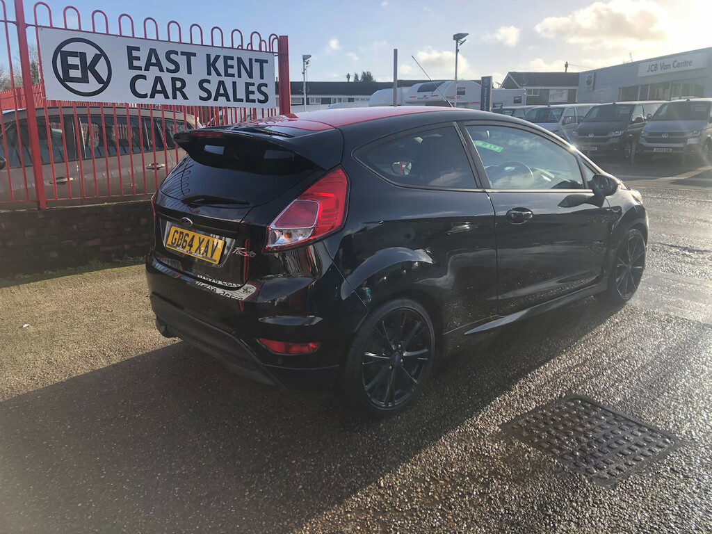 Ford Fiesta 1.0 Ecoboost 140 Zetec S Black GD64XAV Black #4