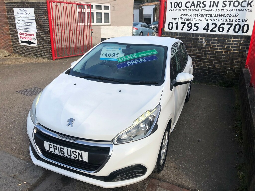 Peugeot 208 1.6 Bluehdi Active FP16USN White #3