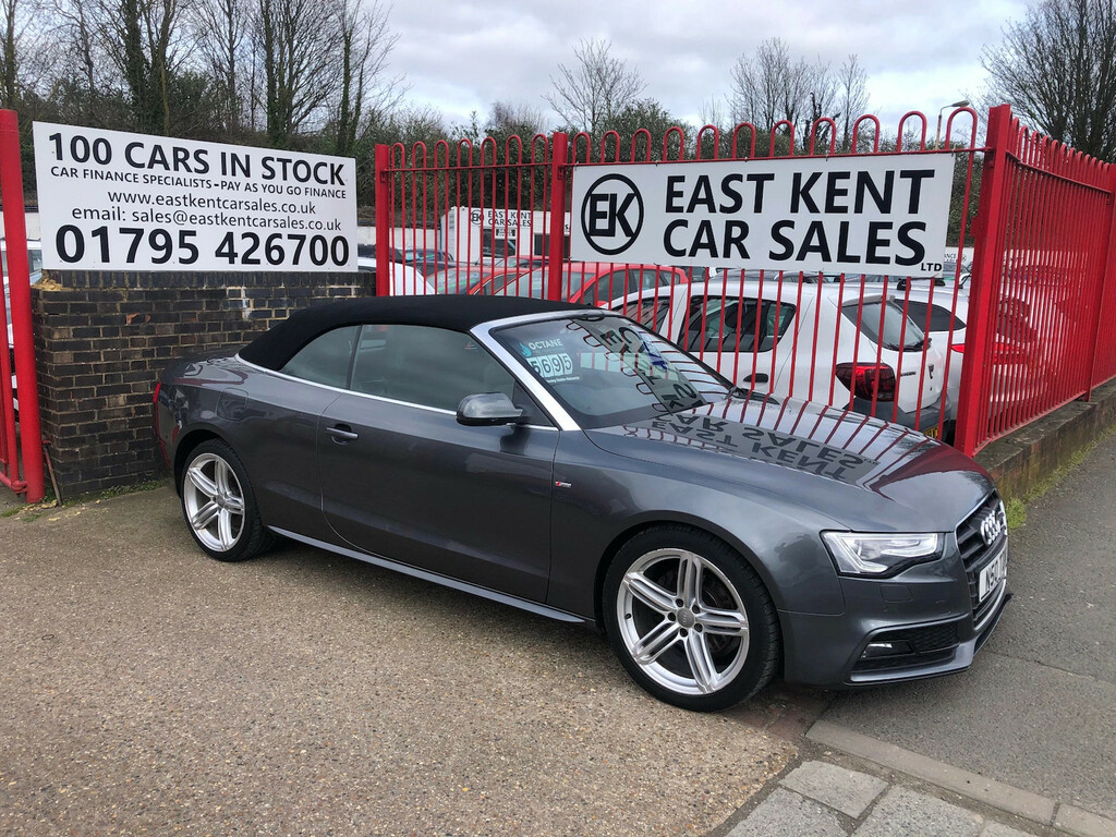 Audi A5 2.0 Tdi S Line Special Edition Convertible Die Grey #4