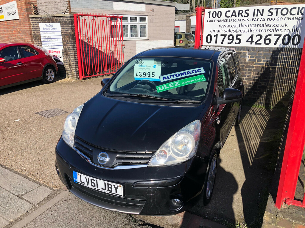 Nissan Note 1.6 16V N-tec Hatchback Euro 5 11 LV61JBY Black #3
