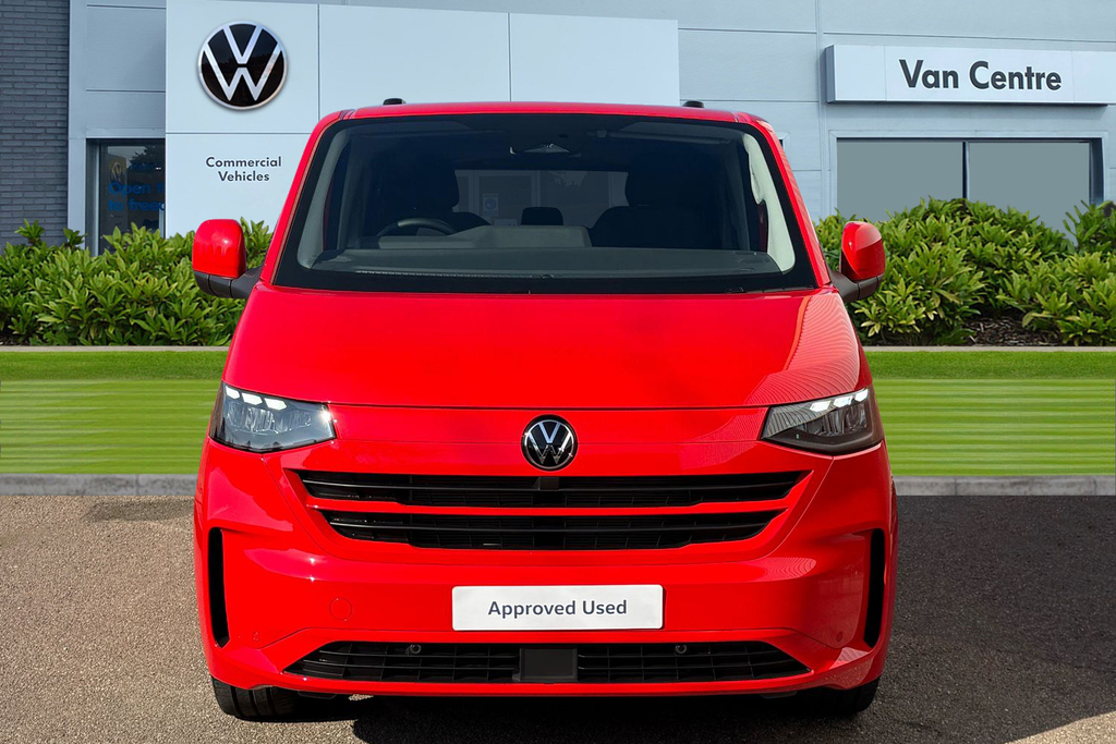 Volkswagen Transporter 2.0 Tdi 150Ps Commerce Pro Kombi Van BV26OOC Red #5