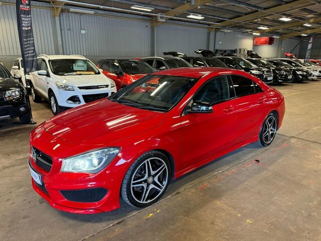 Mercedes-Benz CLA Class Saloon KFE298G Red #2