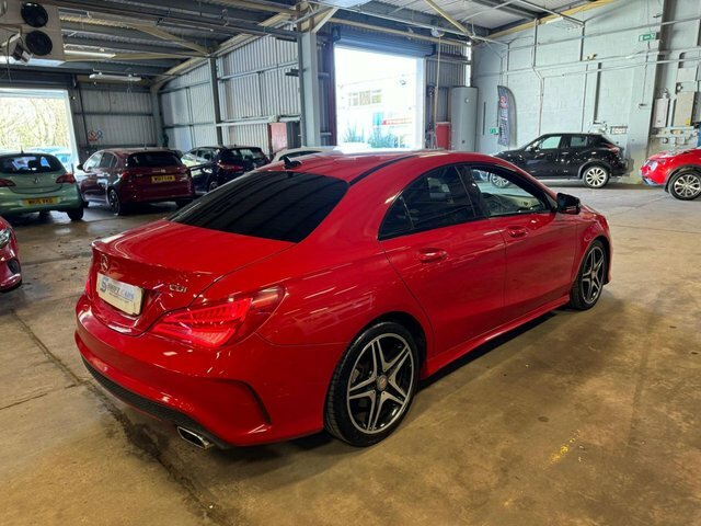 Mercedes-Benz CLA Class Saloon KFE298G Red #4
