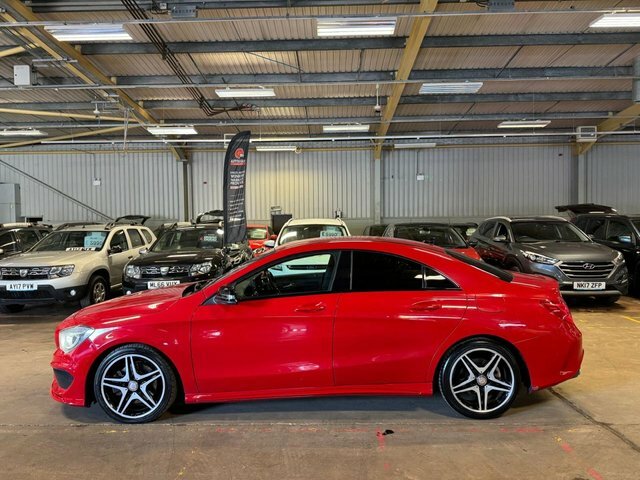 Mercedes-Benz CLA Class Saloon KFE298G Red #3