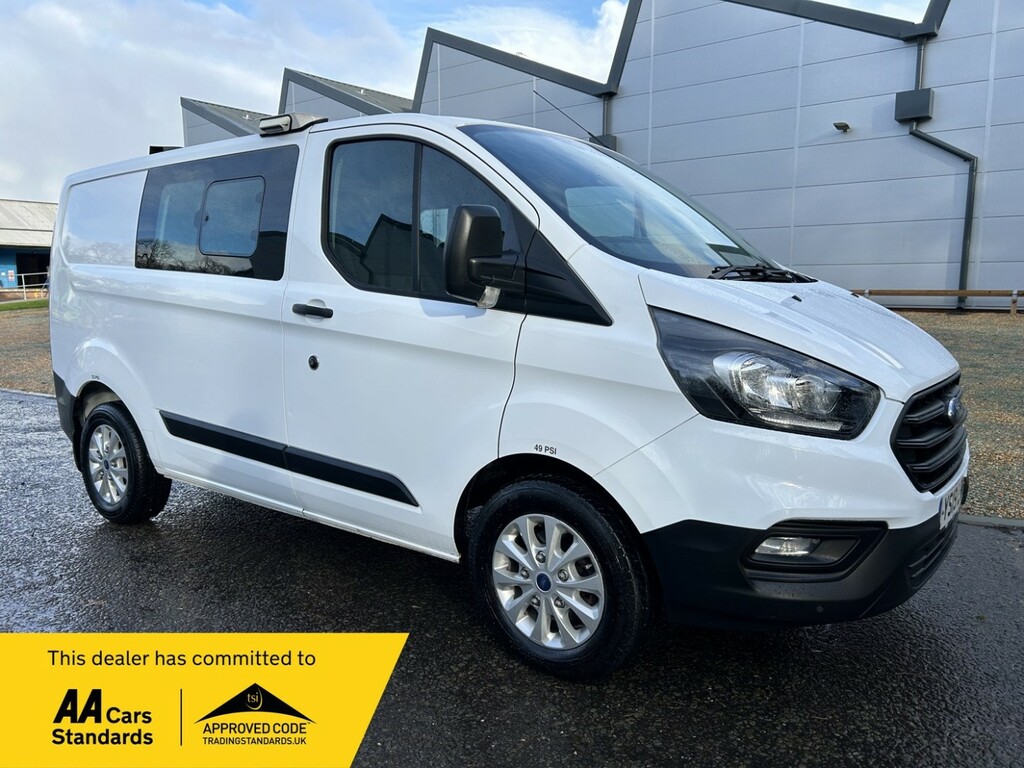 Ford Transit Custom 320 2.0 Crew Cab Swb YS19LFK White