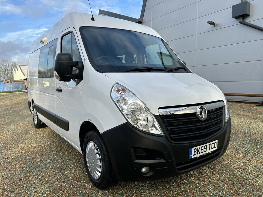 Vauxhall Movano 2.3 Cdti 3500 Welfare Crew Van Mwb BK69TCO White #2