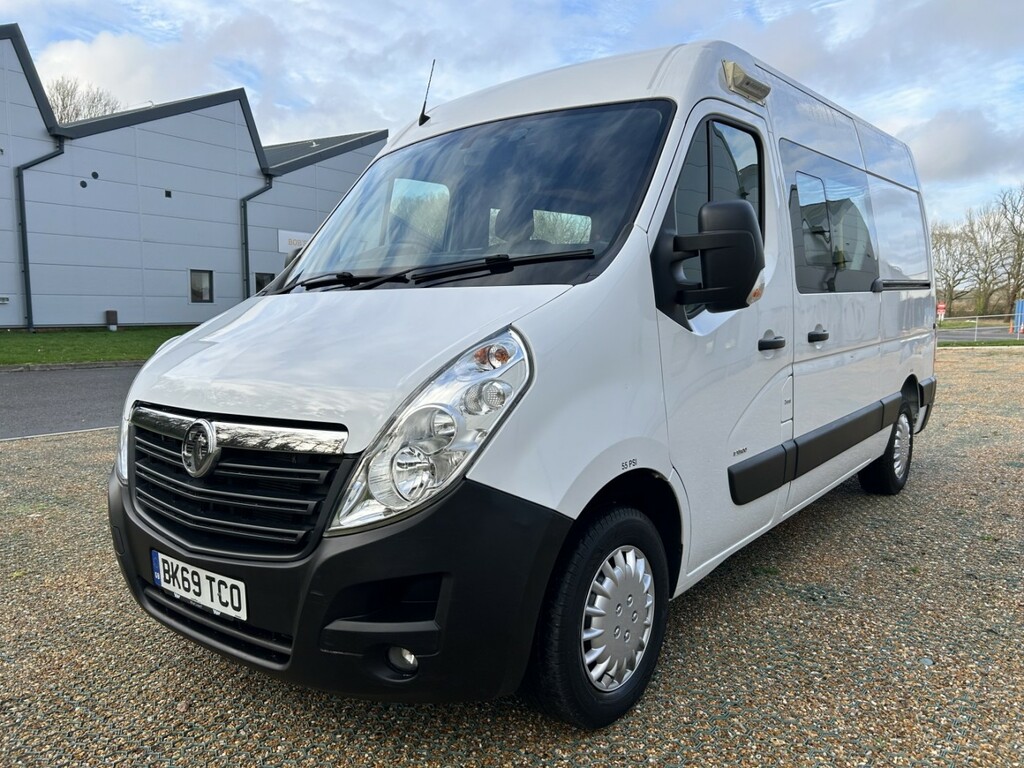 Vauxhall Movano 2.3 Cdti 3500 Welfare Crew Van Mwb BK69TCO White #4