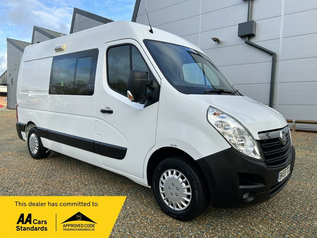 Vauxhall Movano 2.3 Cdti 3500 Welfare Crew Van Mwb White