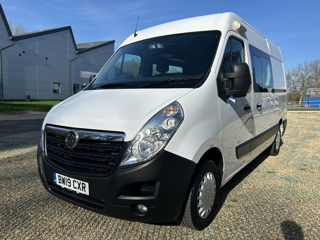 Vauxhall Movano 2.3 Cdti 3500 Welfare Crew Van BW19CXR White #4