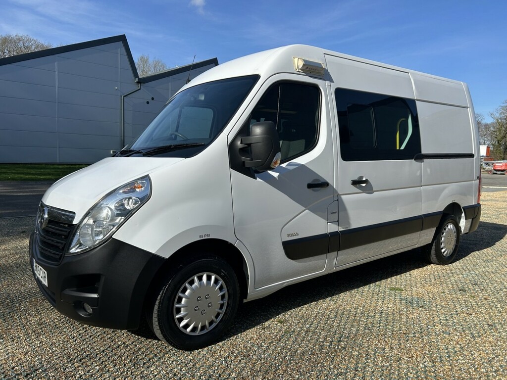 Vauxhall Movano 2.3 Cdti 3500 Welfare Crew Van BW19CXR White #5