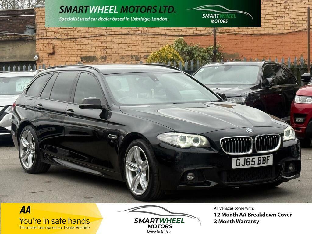 BMW 5 Series 2.0 520D M Sport Touring Euro 6 Ss Black