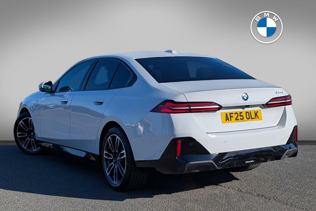 BMW 5 Series 530E M Sport Saloon AF25OLK White #2