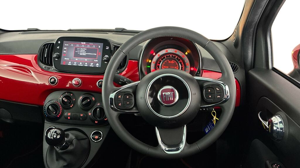 Fiat 500 1.2 Lounge Euro 6 Ss White #8