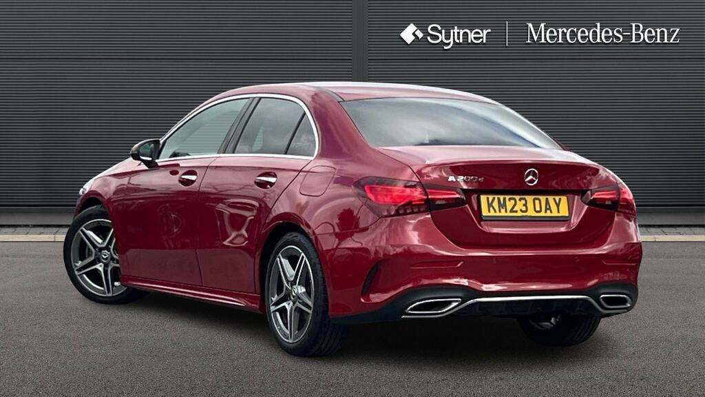 Mercedes-Benz A Class A200d Amg Line Executive KM23OAY Red #2