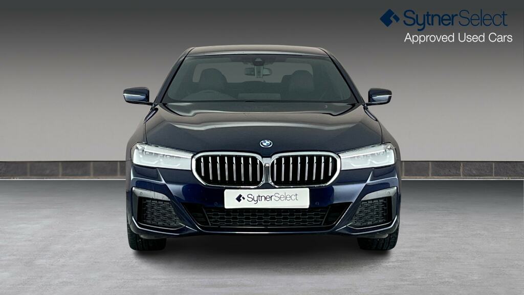 BMW 5 Series 530E Xdrive M Sport BG71GTF Blue #4