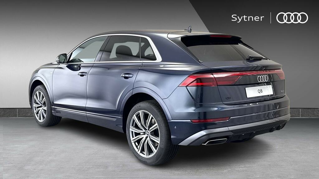 Audi Q8 50 Tdi Quattro S Line Tiptronic Tech LJ26VPF Blue #3