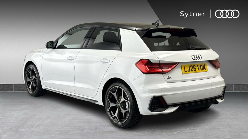 Audi A1 30 Tfsi Black Edition S Tronic LJ26VOM White #3