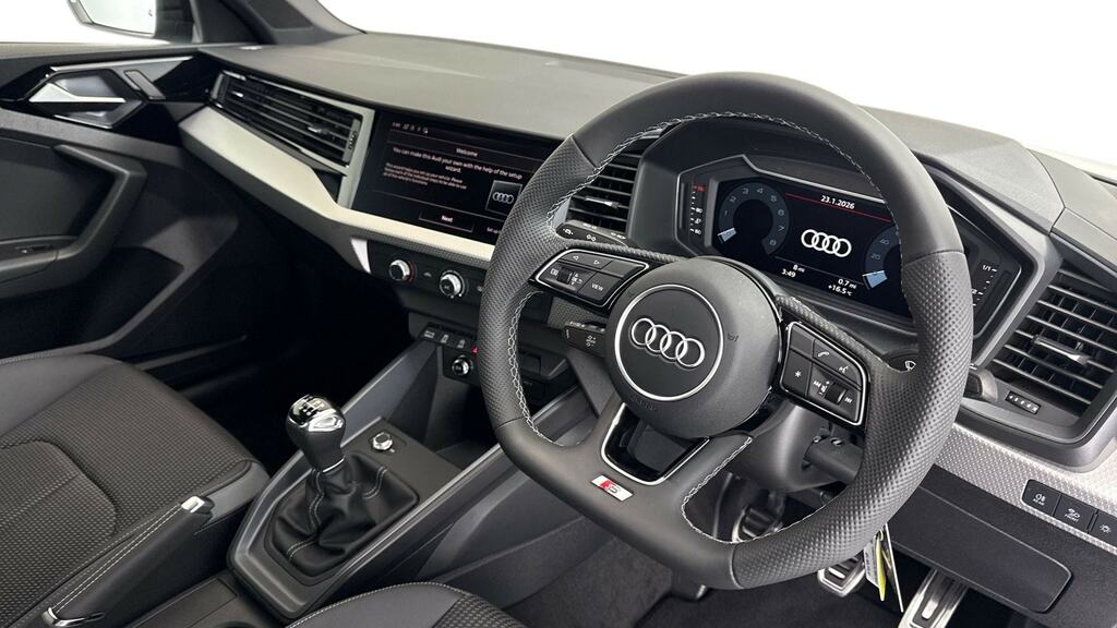 Audi A1 30 Tfsi Black Edition LJ26VPW White #6