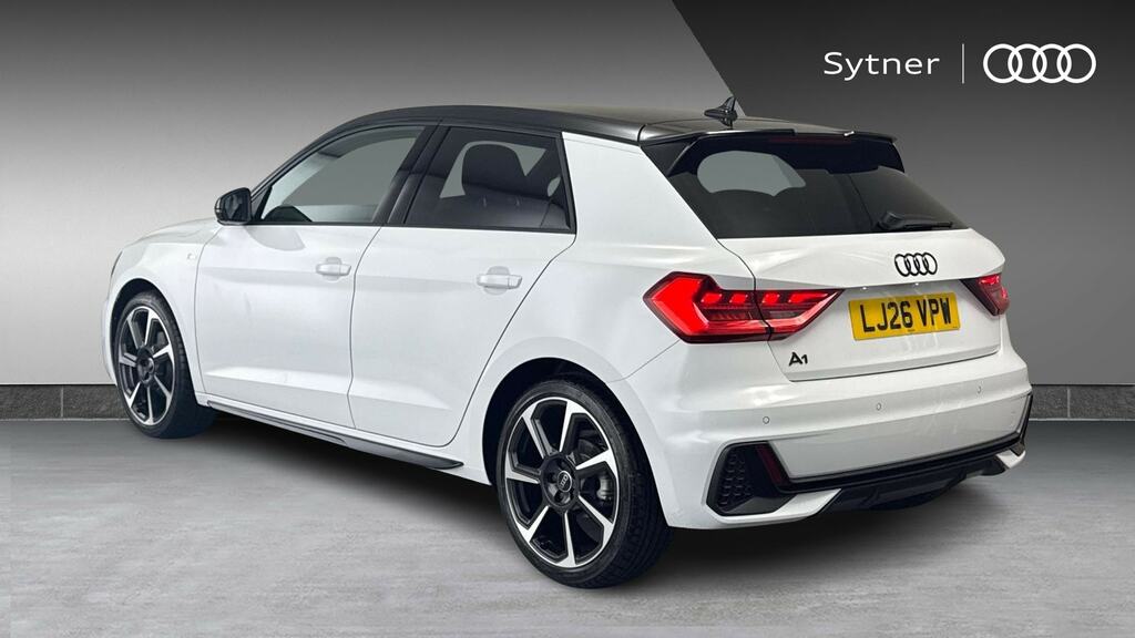 Audi A1 30 Tfsi Black Edition LJ26VPW White #3