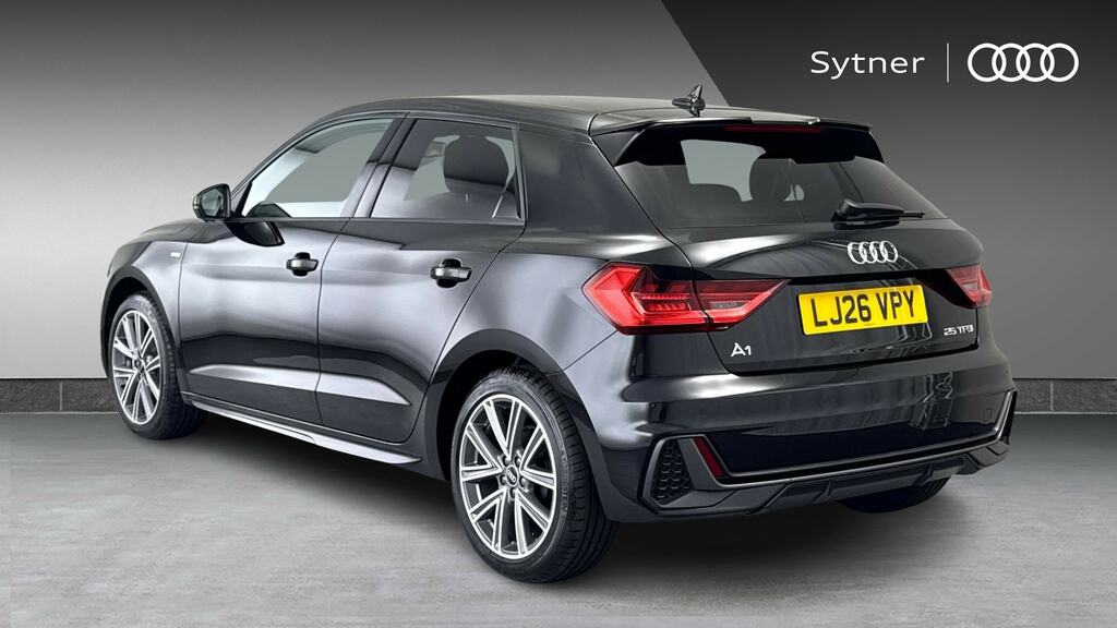 Audi A1 25 Tfsi S Line S Tronic LJ26VPY Black #3