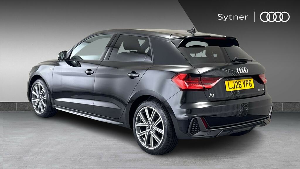 Audi A1 25 Tfsi S Line S Tronic LJ26VPG Black #3