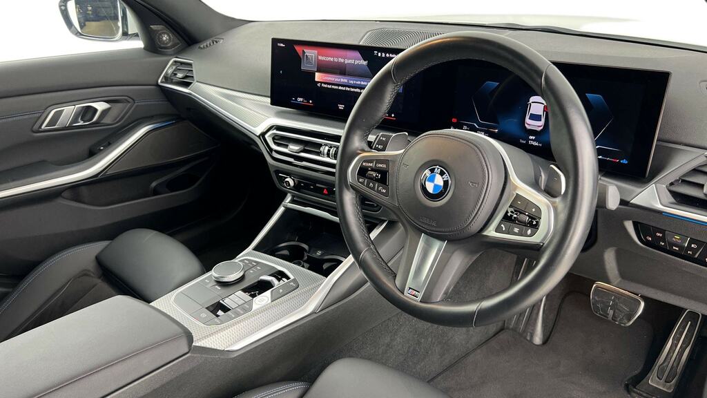 BMW 3 Series 320D Mht M Sport Step Pro Pack CV23KFD White #6