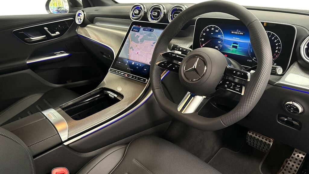 Mercedes-Benz GLC Class Glc 300E 4Matic Amg Line 9G-tronic KN75YMH Black #3