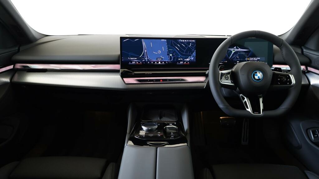 BMW 5 Series 530E M Sport FL26YRN Black #4