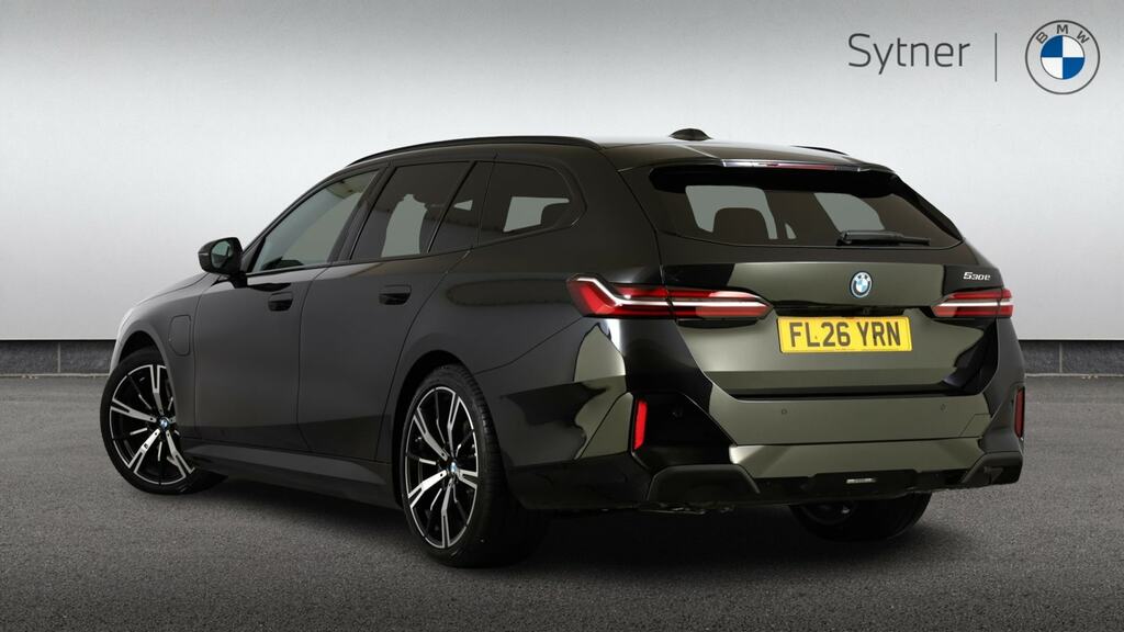 BMW 5 Series 530E M Sport FL26YRN Black #2