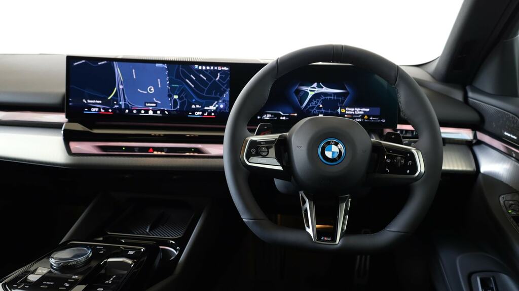 BMW 5 Series 530E M Sport FL26YRN Black #5
