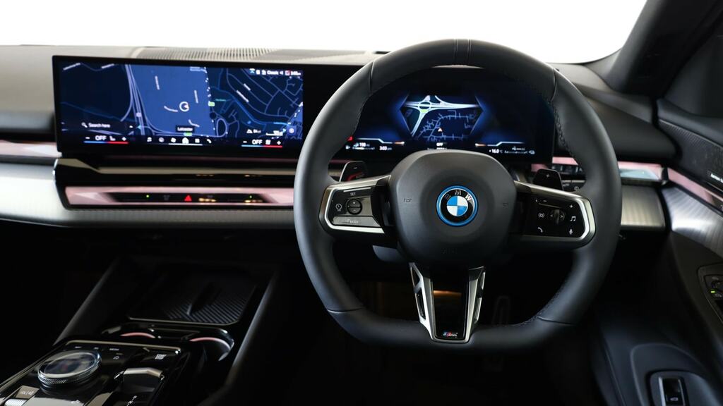 BMW 5 Series 550E Xdrive M Sport Pro Tech Plus YK25JRF Black #5