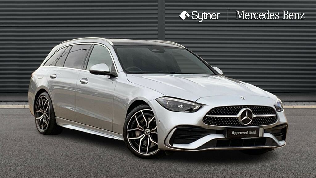 Mercedes-Benz C Class C300d Amg Line Premium Plus 9G-tronic Silver