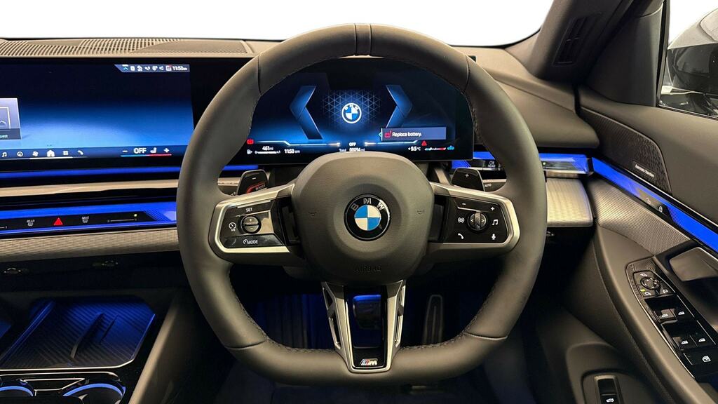 BMW 5 Series 520I M Sport Pro CK26UMJ Grey #5