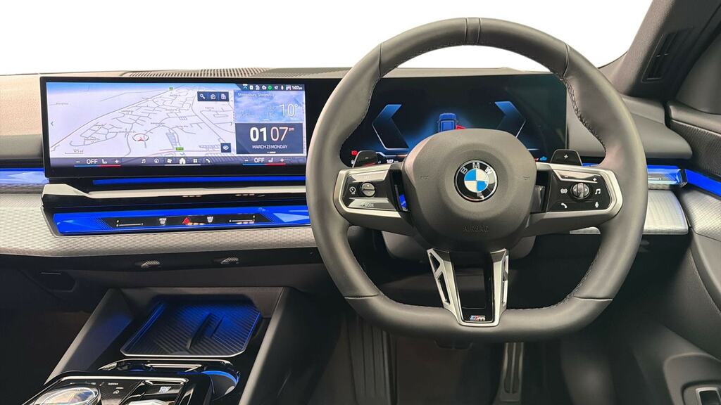 BMW 5 Series 520I M Sport Pro DY26OVL Blue #5